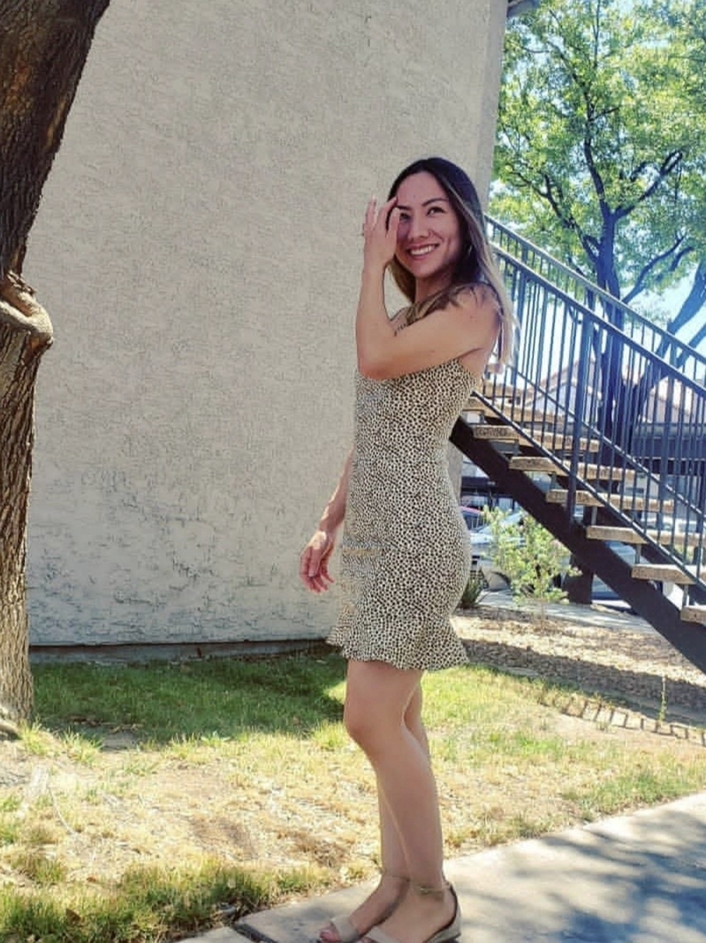 Forever 21 Animal Print Mini Dress Size S